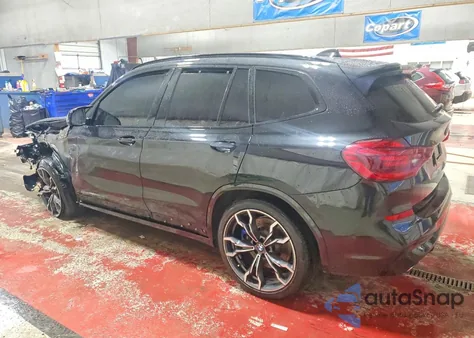 2021 BMW X3 M Competition from USA, damaged, VIN 5YMTS0C08M9F37343